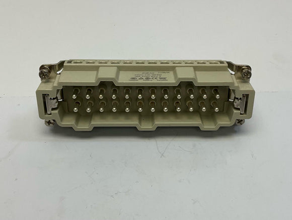 Sibas  HDC-HE-024M  24-Pin Insert, Male Connector w/ Screw Terminals