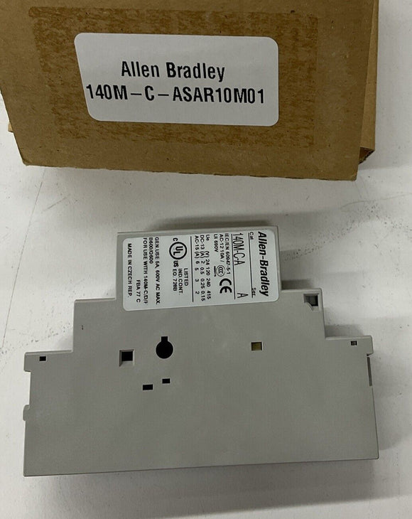 Allen Bradley 140M-C-ASAR10M01 Ser. A Trip Indication Contact 1NO, 1NC