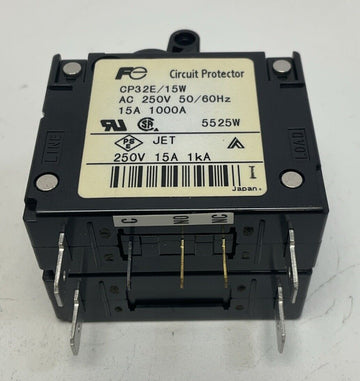 Fuji Electric CP32E/15W 250V 15-Amp Circuit Protector - 0
