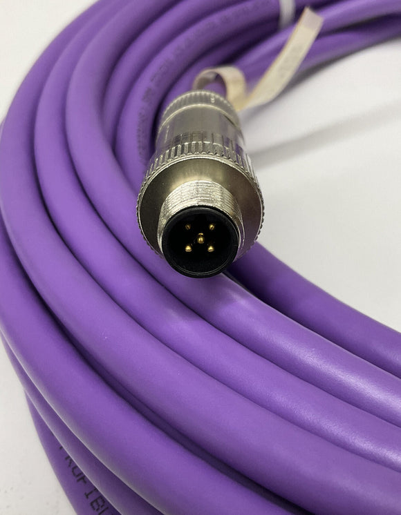 Fanuc A05B-2527-K121 Male / Female 5-Pin Cable Cordset 14 Meters