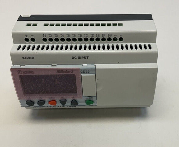Crouzet Control 88974052 M3 CD20 12I / 8O Microcontroller 24VDC