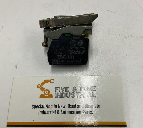 Square D Telemecanique ZB4B2101 Contact Block w/ Mount