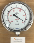 Wika 632.50 6" 10 InH2O/mmH2O VAC 1/4" NPT LM RF 50396048-1