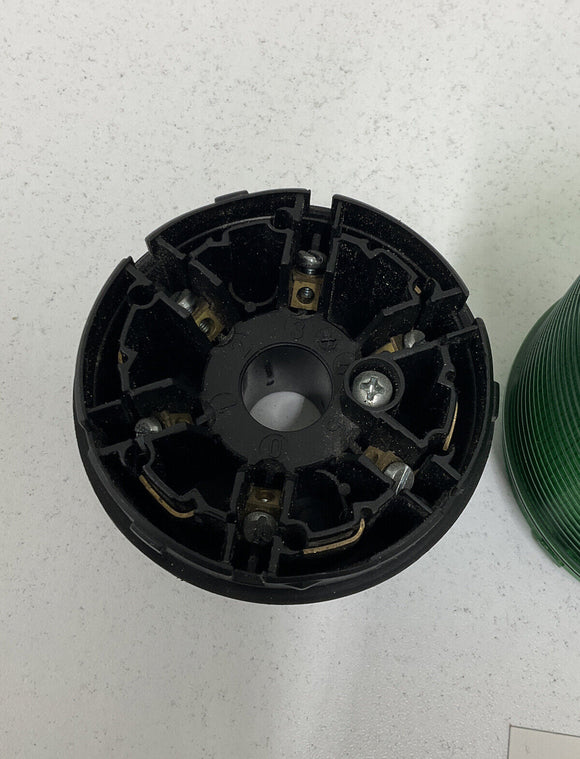 Siemens 8WD4 408-0AA Safety Stack Light Base w/ Red & Green Lenses