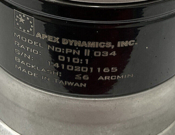Apex Dynamic PNII-034-030 High Precision Gear Reducer 10:1