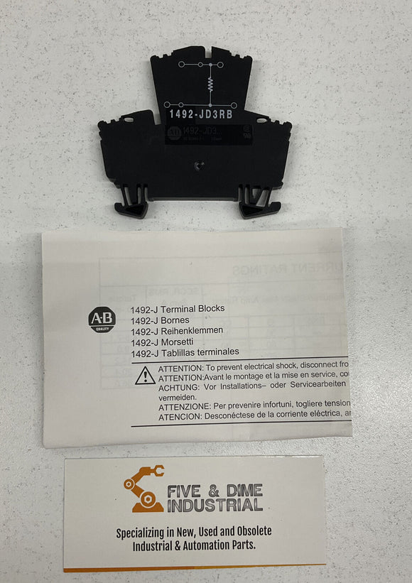 Allen Bradley 1492-JD3RB203 Terminal Block Ser. A