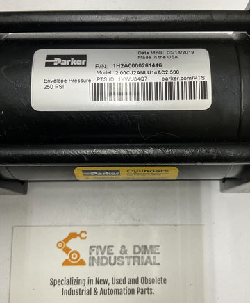 Parker 2.00CJANLU114C2.500 Hydraulic Cylinder 250 Psi - 0