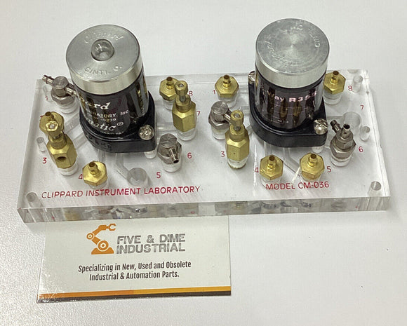 Clippard Instrument Laboratory CM-036 MiniMatic 3-4-way Valves R355-R402