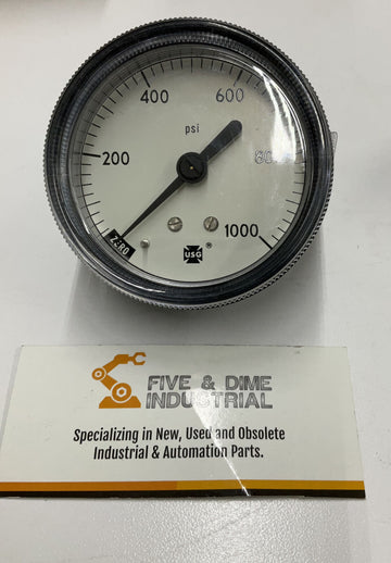 Ametek 164435 2-1/2" Pressure Gauge Panel Mount 1000 PSI