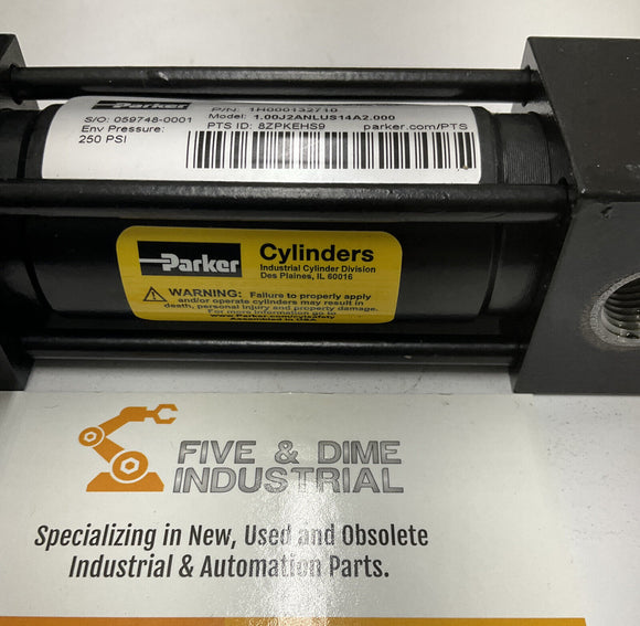 Parker 1.00J2ANLUS14A2.000 Hydraulic Cylinder 250 Psi
