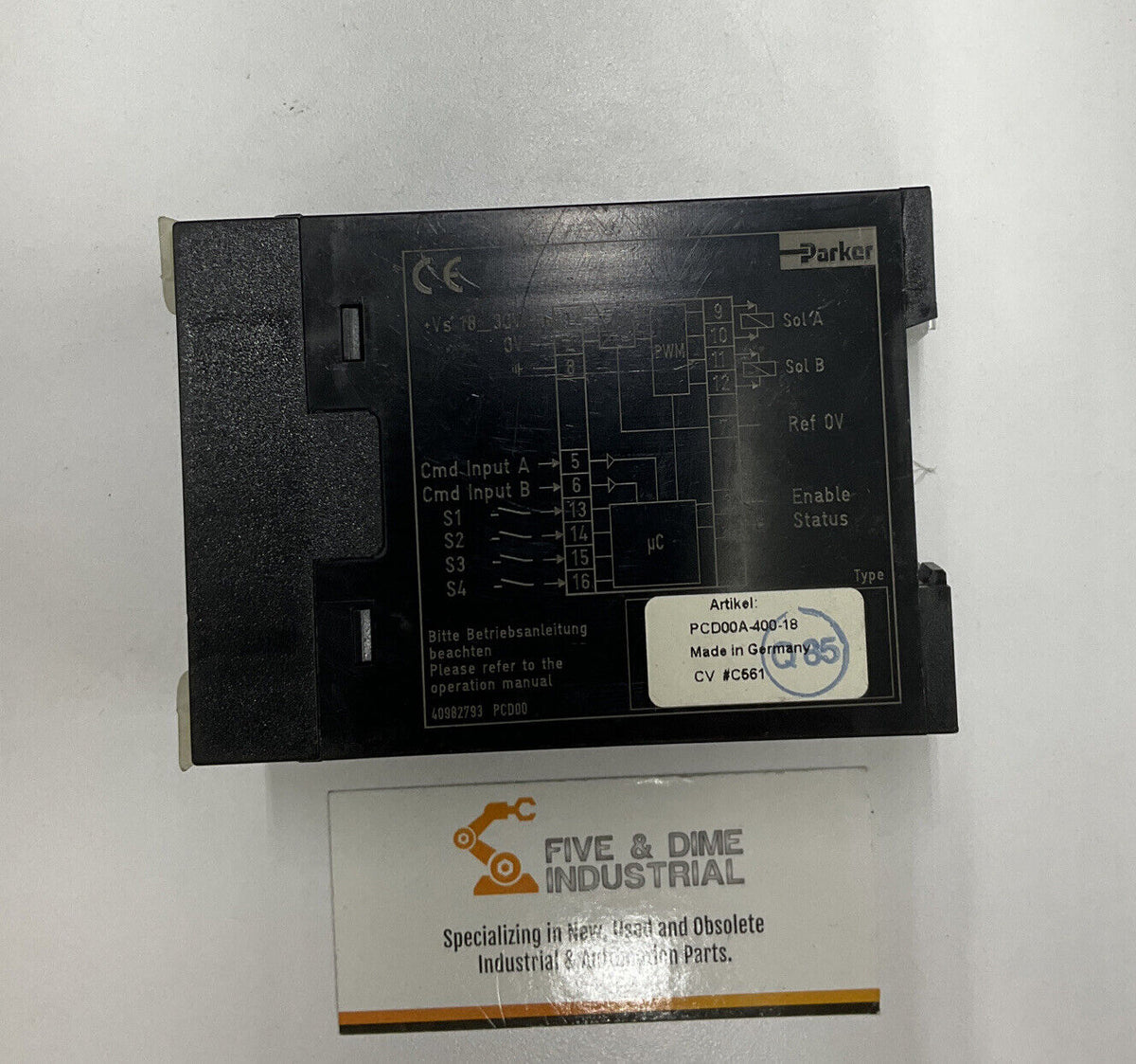 Parker PCD00A-400-18 Proportional Pressure Flow Control Module | Five ...