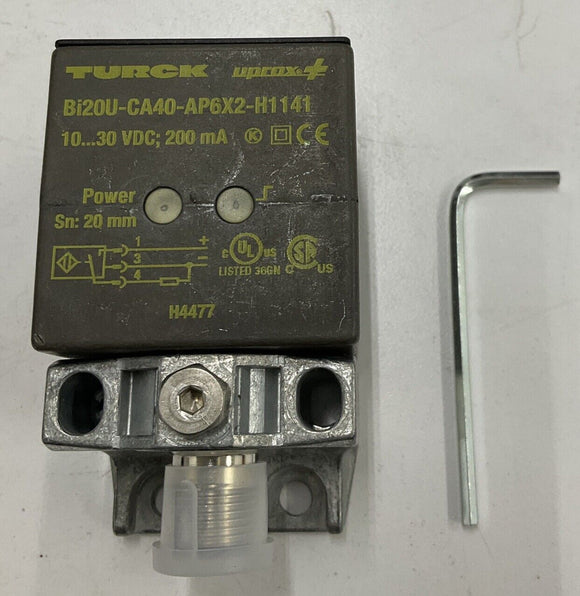 Turck Bi2OU-CA40-AP6X2-H1141 Sensor W/BS 2.1 M1627290  SN 20MM