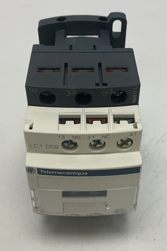 Square D LC1D09G7 TeSys 3-Phase, 25A Contactor, 120VAC Coil, 2-7.5 HP, 690V