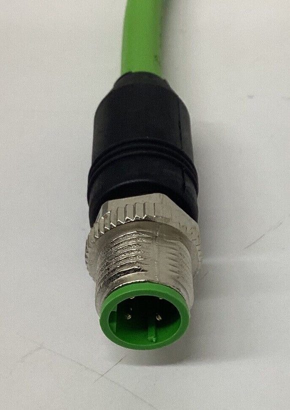 Murr 7000-44511-7960050 M12 Male/Male 4-Pole Shielded Cable .5M