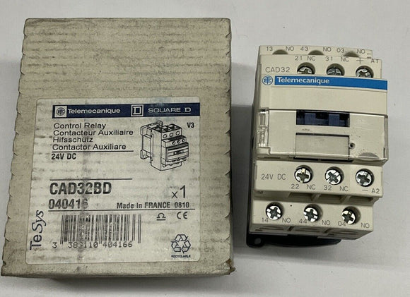 Schneider Electric Telemecanique CAD32BD 24 Vdc Control Relay