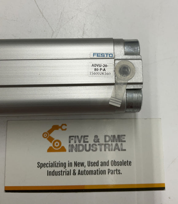 Festo ADVU-20-80-P-A / 156002K160 Pneumatic Cylinder