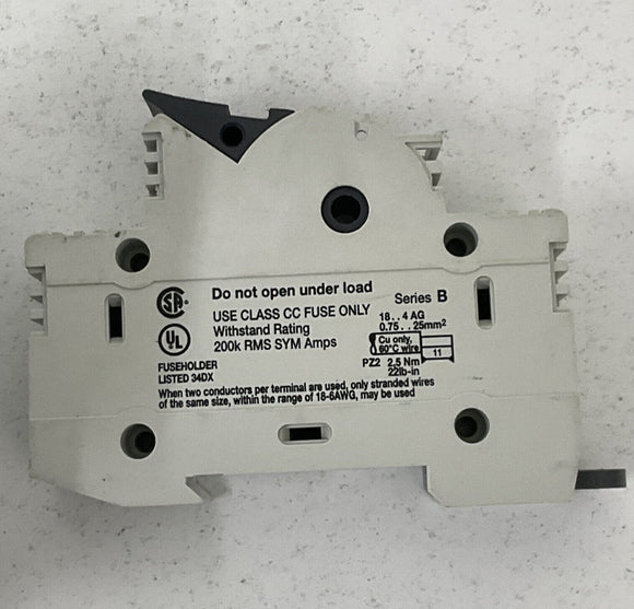 Allen Bradley 142-FB1C130 Class CC Ser. B Fuse Holder. Lot of (2)