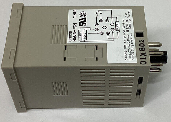 Omron H5CN-YCN Timer 99m 59Sec 100-240 VAC