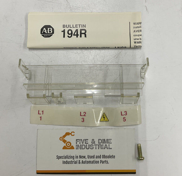 Allen Bradley 194R-LNC3 Terminal Shield Ser. B
