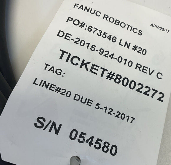 Fanuc DE-2015-924-010 P7  Pulse Cable Rev. C  10 Meters