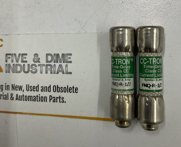 Bussmann Tron FNQ-R-1/2 Fuse Time Delay Lot of 2