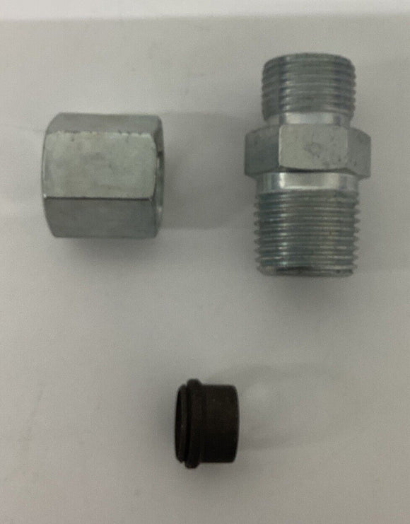 World Wide Fittings 7205-08-08 Flareless Compression to Male Pipe Fitting