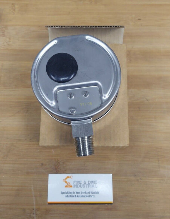 Wika 4" SS Vacuum Gauge 4297602 10 In H2O 1/2" Npt Swiss Made