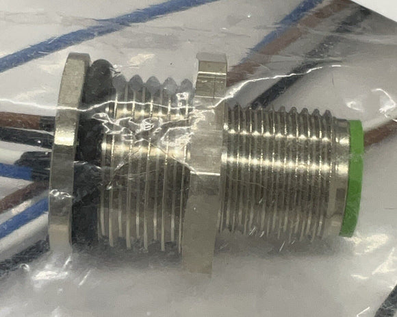 Murr Elektronik 7000-13505-9710100 M12 4-Wire Receptacle 1M, Rear Mount