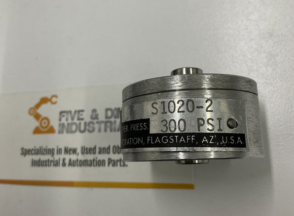 Mack Corporation S1020-2  Lo-Pro Pneumatic Cylinder 300 Psi