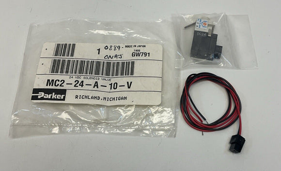 Parker MC2-24-A-10-V 24VDC Solenoid Valve