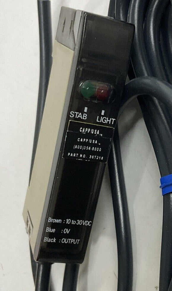 Capp USA Part No. 325404 Photoelectric Switch 10-30 VDC