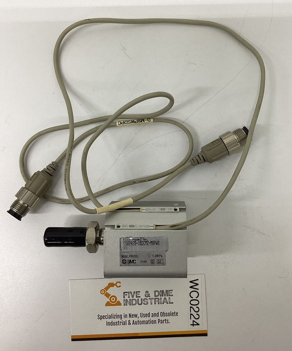 SMC CDQ2A25-15DCM2-M9PWS Compact Cylinder w/  Sensors