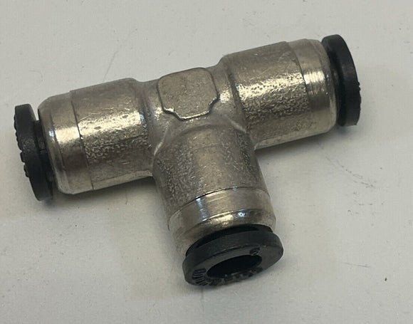 Numatics N110-006-000 Push-In "T" Union Tee Tube Fitting 6mm. (5) Pcs.