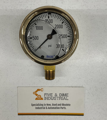 Wika Instruments Type 213.40 2.5 300 Psi 1/4 NPT LM 9310800