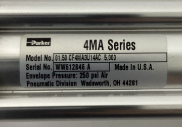 Parker 01.50-CF4MA3U14AC-5.000 Pneumatic Cylinder 1.50" Bore , 5" Stroke - 0