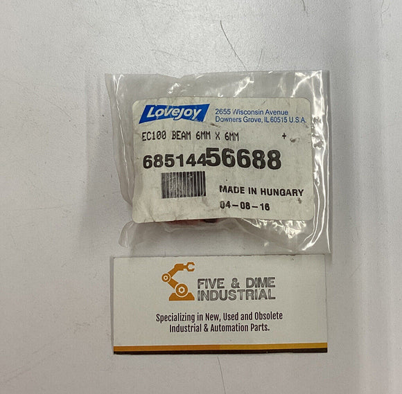 Lovejoy EC100 Coupler 6mm x 6mm 68514-56688