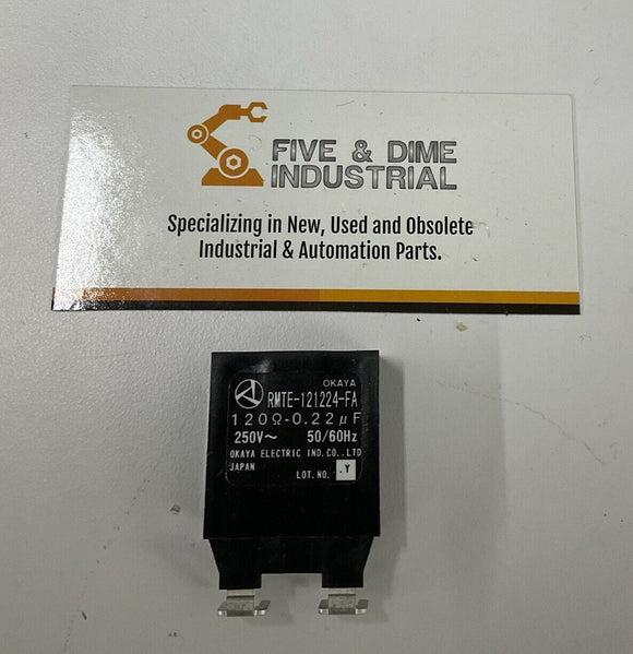 Okaya RMTE-121224-FA Surge Suppressor .22uF-120Ohm 250V