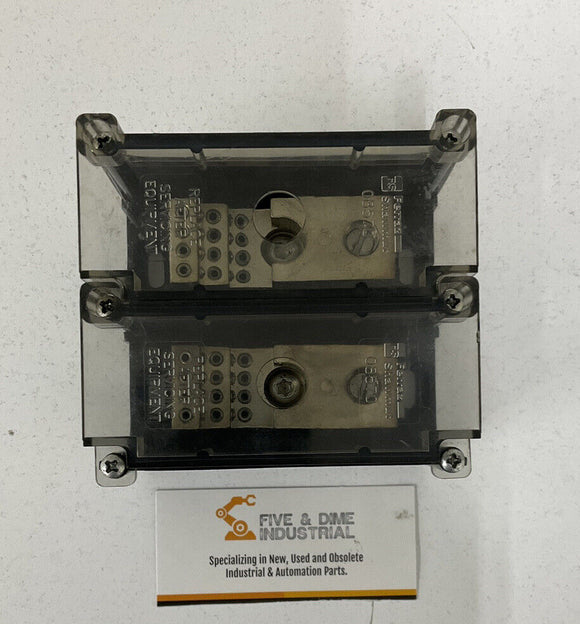 Ferraz Shawmut 66112 2-Pole Power Distribution Box w/ Cover 600V