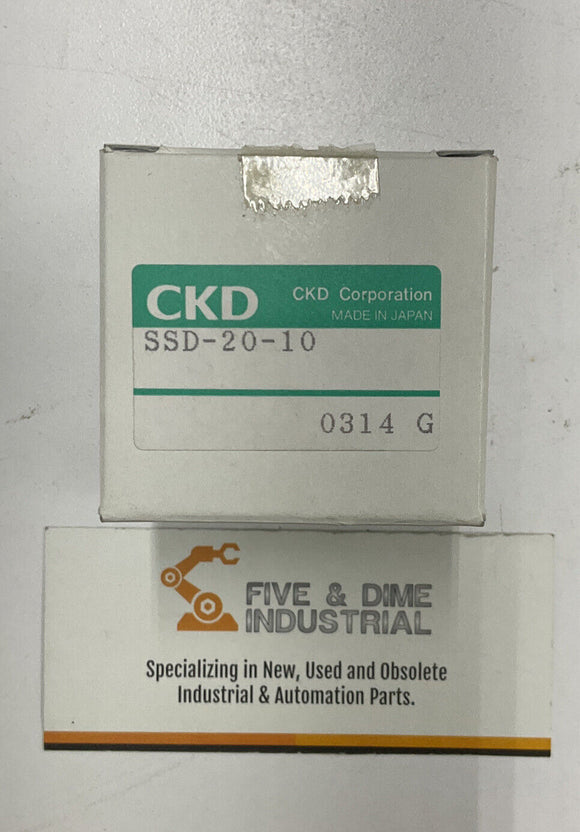 CKD SSD-20-10 Double Acting Pneumatic Cylinder 20mm Bore 10mm Stroke