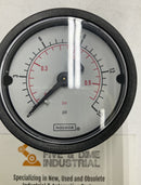 Noshok 20-110-15 2" Block ABS Case Gauge 0-15 PSI 1/8" NPT Rear-5