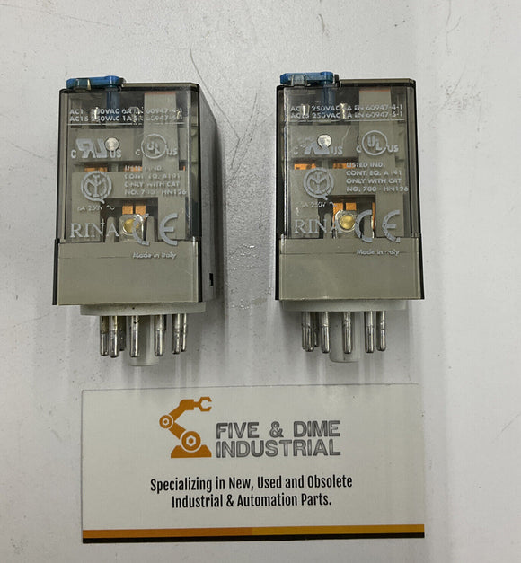 Allen Bradley 700-HAX3Z24-3-4 24VDC Coil. Lot of 2 Relay