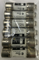 Bussman KTK-R-8 Lot of 6  Fast-Acting 8-AMP Fuses-5