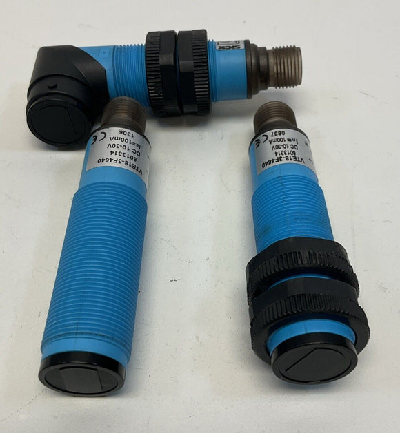 Mixed Sick Optic Sensors  1 VTE18-3F4840 2 VTE18-3F4640 Lot of 3