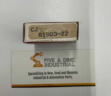 Consolidated 61903-ZZ Single Row Ball Bearing