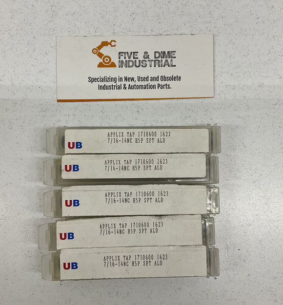 Union Butterfield 1710600  7/16" Applix Taps Lot of 5
