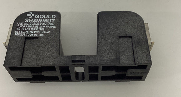 Gould Shawmut 20305 Adder Fuse Block for H/K Class