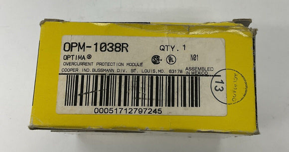 Bussmann OPM-1038R Optima  Overcurrent Protection Module 30A 600V