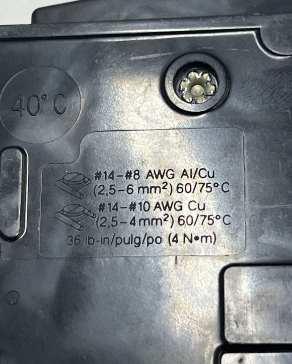 Square D QOB-120 Circuit Breaker SWD 20 Amp Bolt-On  120/240VAC