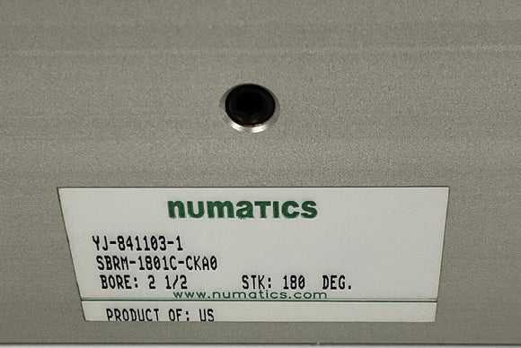 Numatics SBRM-1801C-CKA0 Rotary Actuator  2-1/2" Bore 180° Rotation
