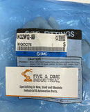 SMC KQ2W12-99A Lot of 5 Extended Plug-In Elbow Fitting-7